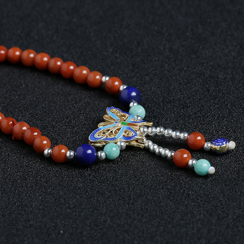 川料南红珠链-红掌柜