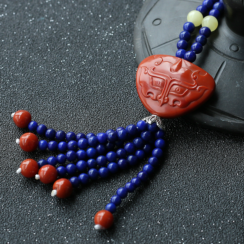 川料南红玛瑙背云-红掌柜