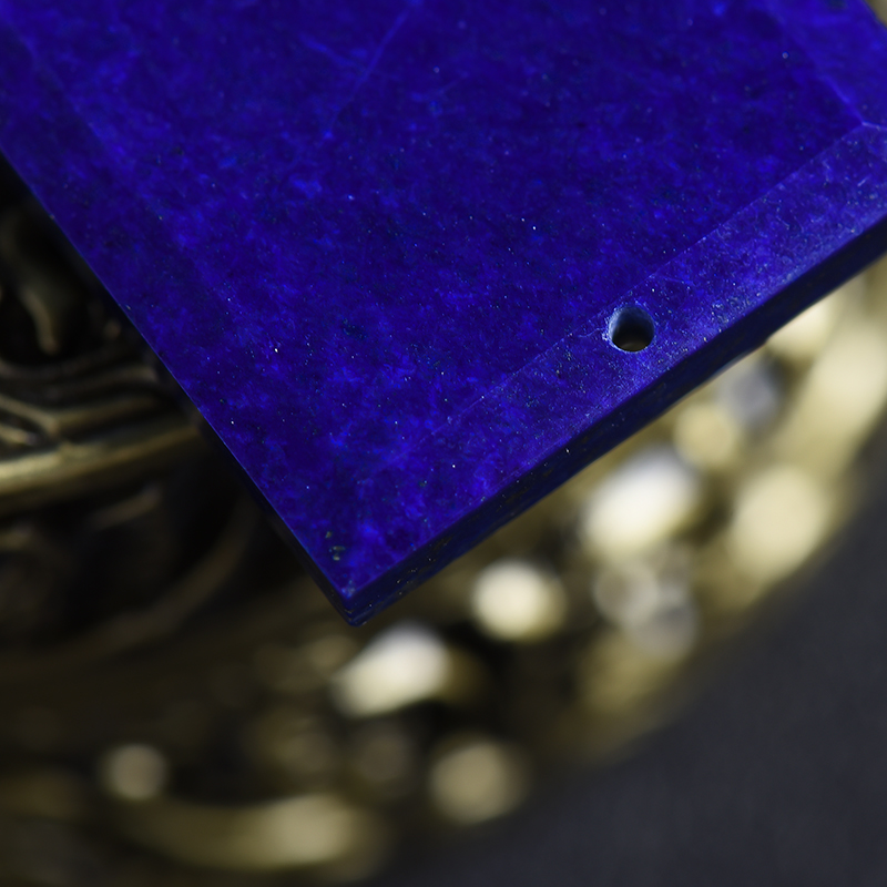 青金石无事牌-红掌柜珠宝