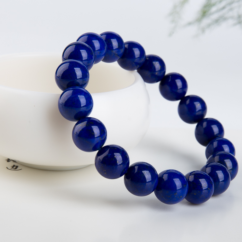 紫蓝色青金石单圈手串-红掌柜