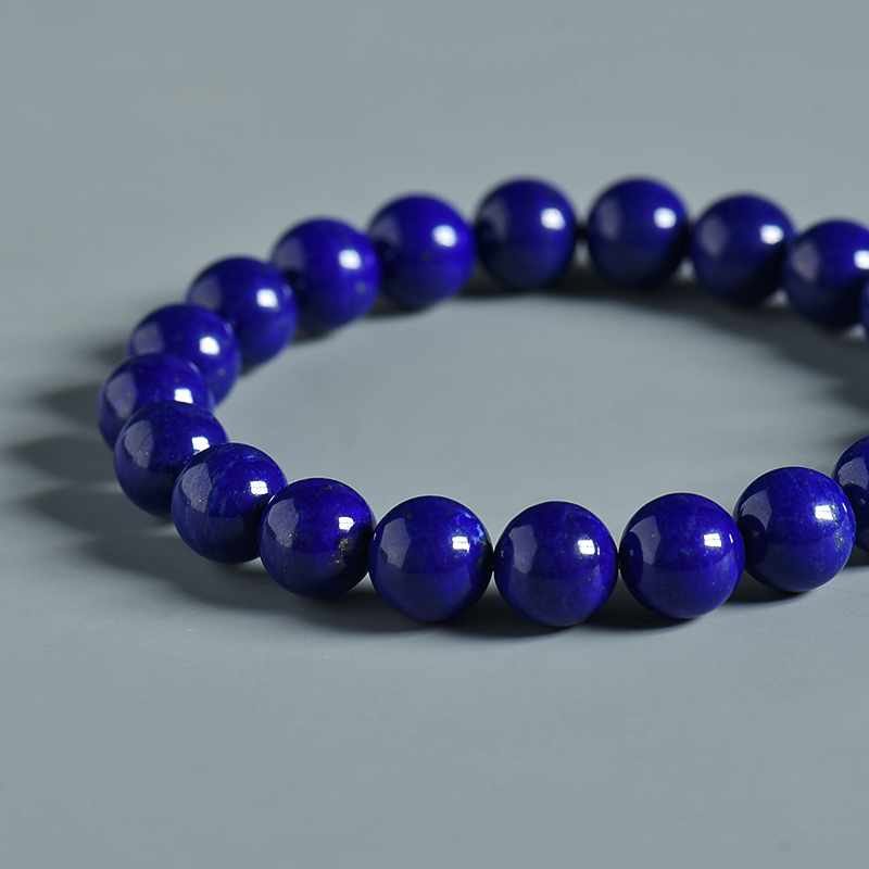 9.3mm阿富汗天然青金手串-红掌柜