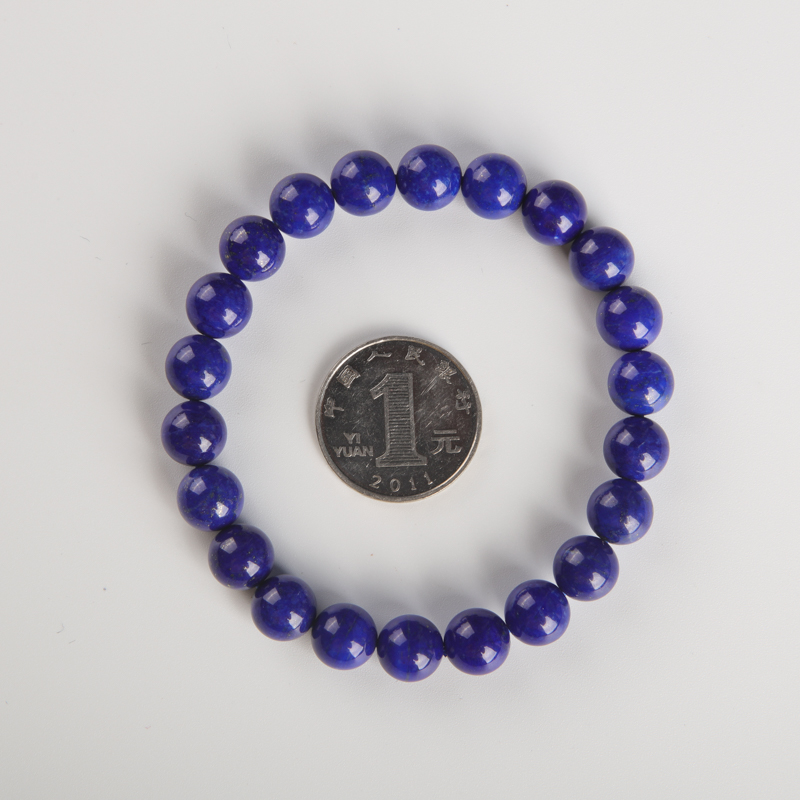 天然阿富汗青金石单圈手串-红掌柜