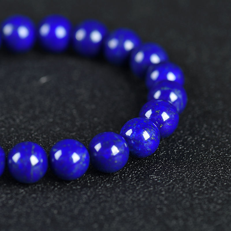 天蓝色青金石单圈手串-红掌柜