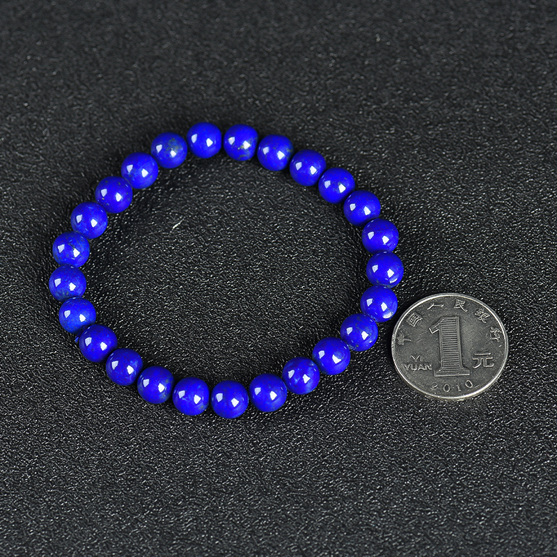 缅甸青金石单圈手串-红掌柜