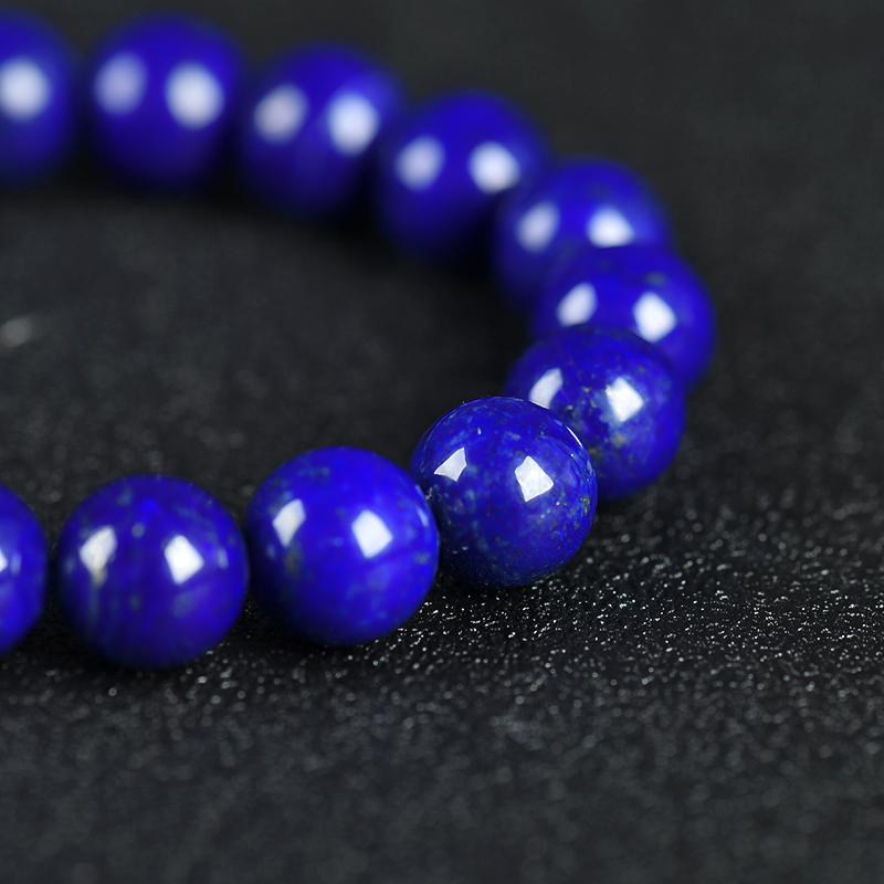 天蓝色青金石单圈手串-红掌柜