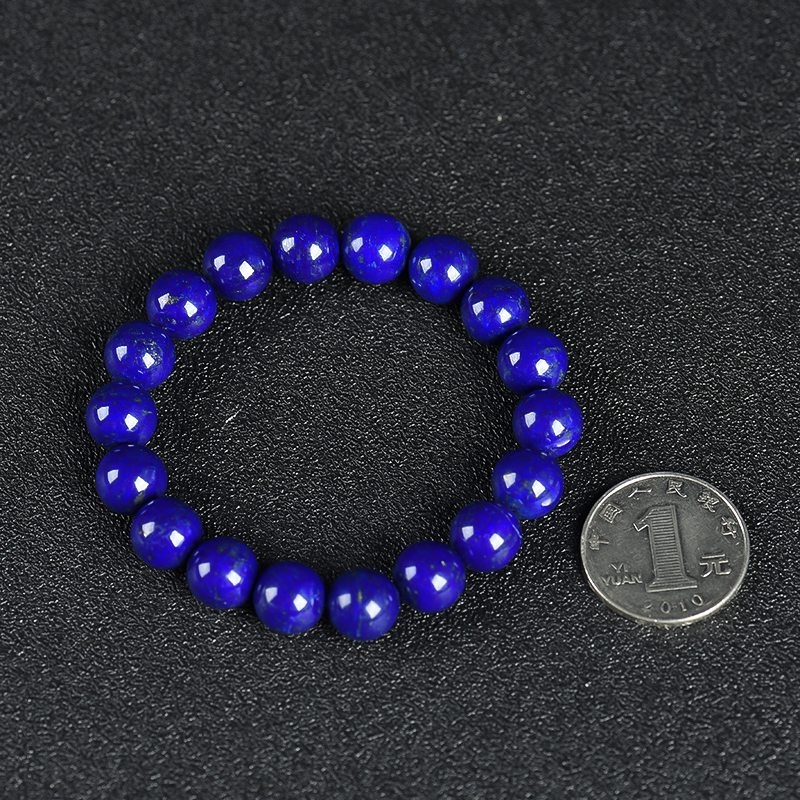 青金级天蓝色青金石手串-红掌柜