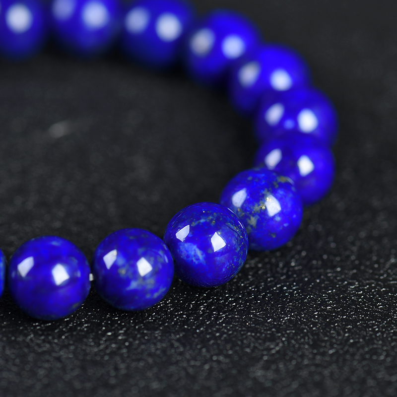 天蓝色青金石单圈手串-红掌柜