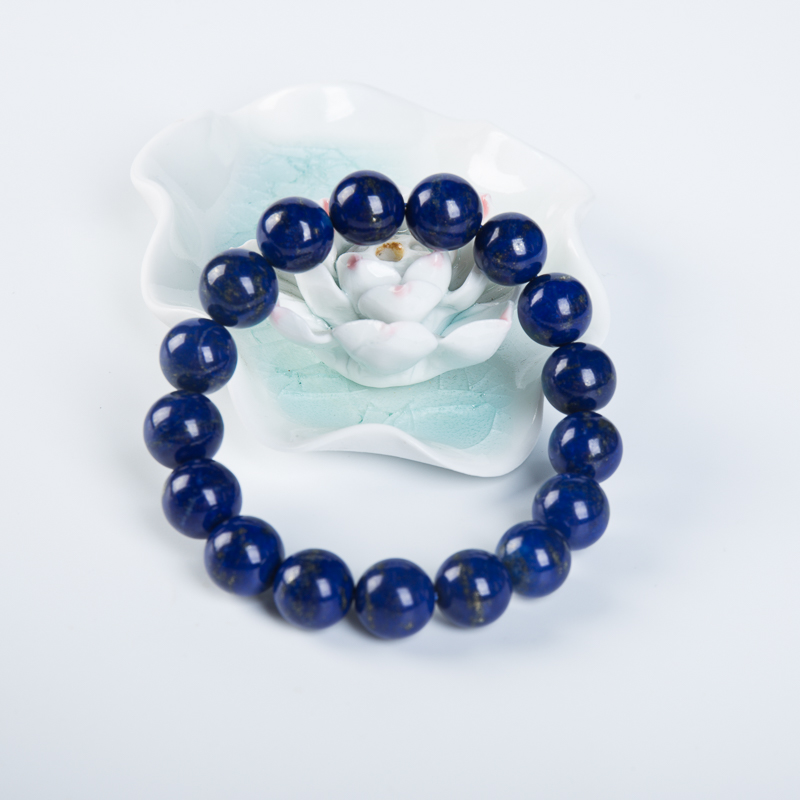 深蓝色青金石手串-红掌柜