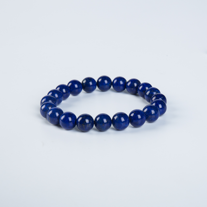 9mm深蓝色青金石单圈手串-红掌柜