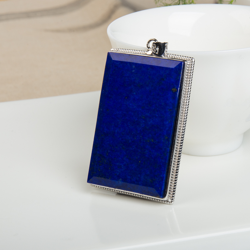 深蓝色青金石吊坠-红掌柜