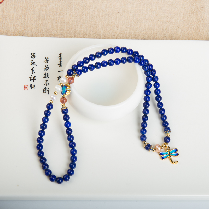 青金石手串-红掌柜