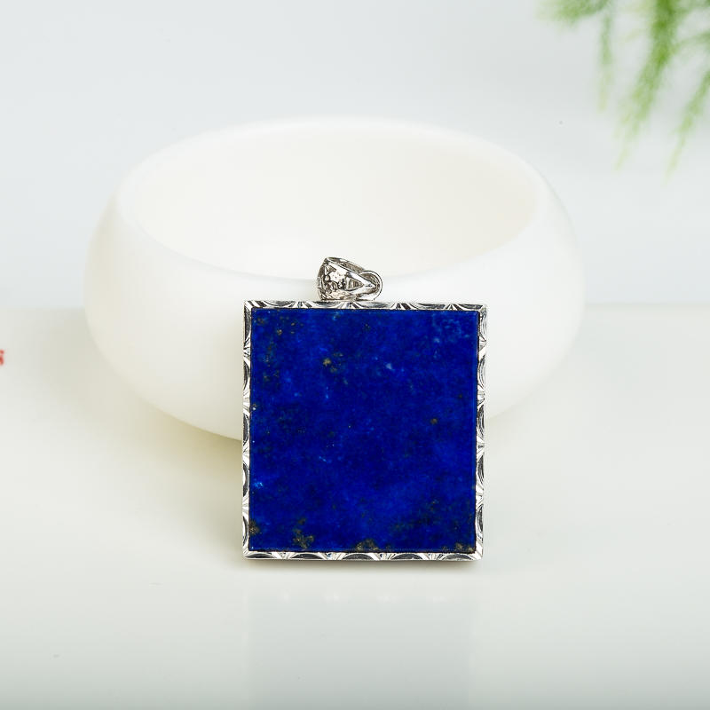 青金石无事牌吊坠-红掌柜