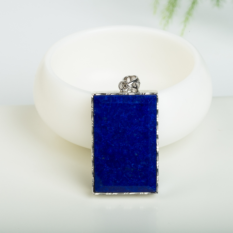 青金石无事牌吊坠-红掌柜