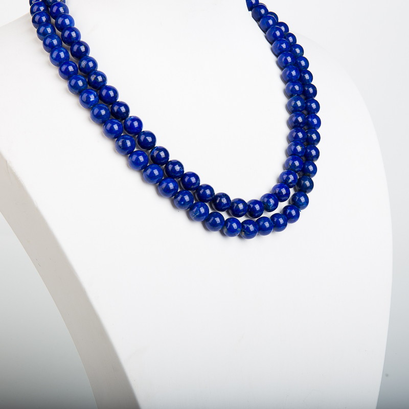 天然阿富汗紫蓝色青金石108佛珠-红掌柜