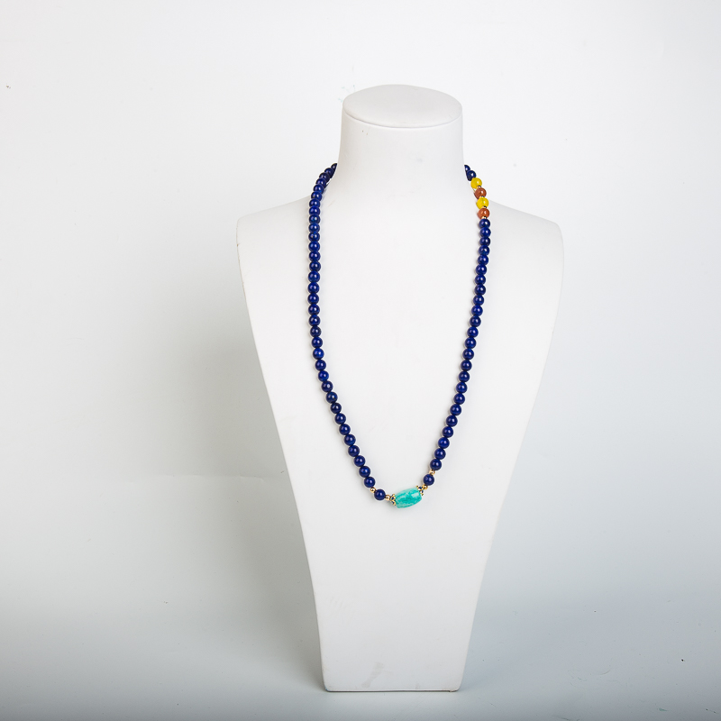 紫蓝色青金石多圈手串-红掌柜