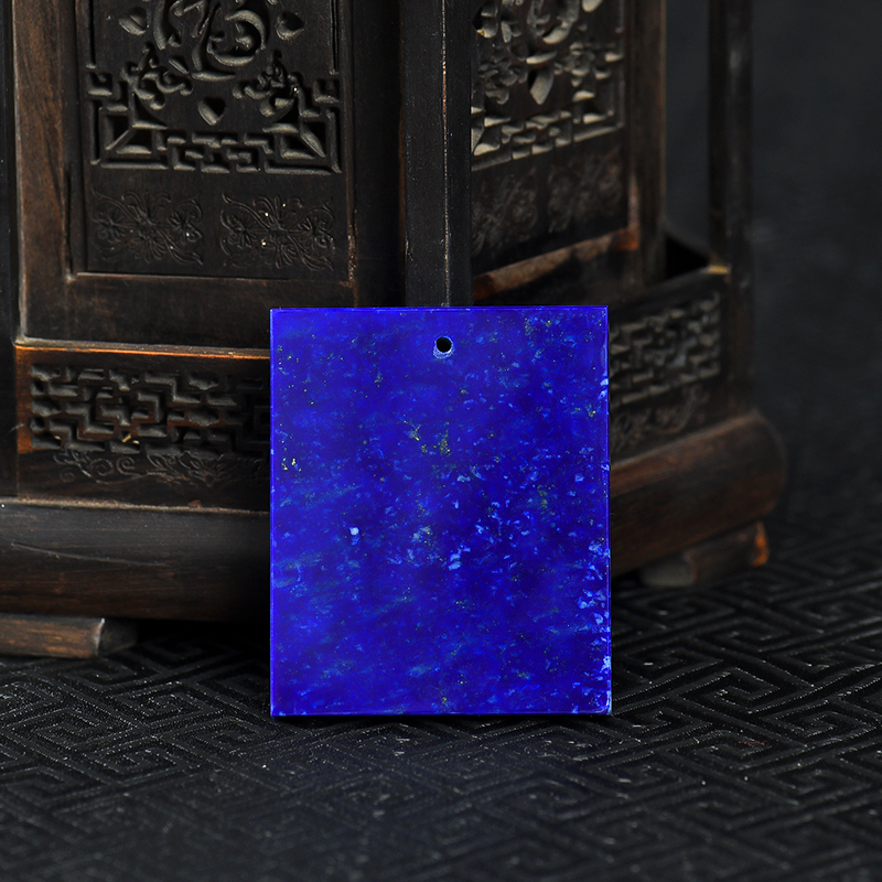 阿富汗天然青金石吊坠-红掌柜