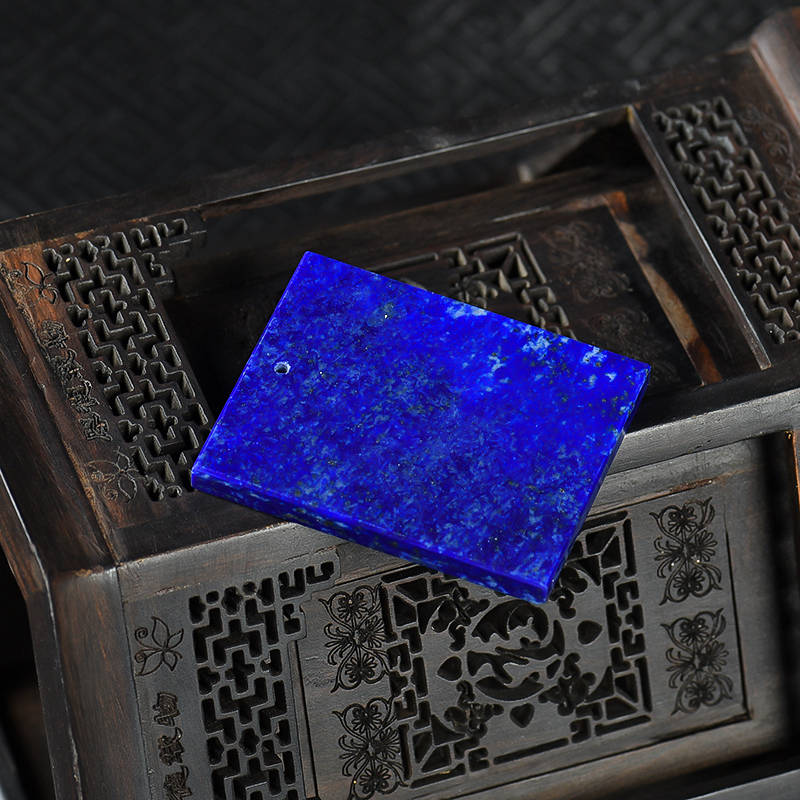 青金石无事牌吊坠-红掌柜