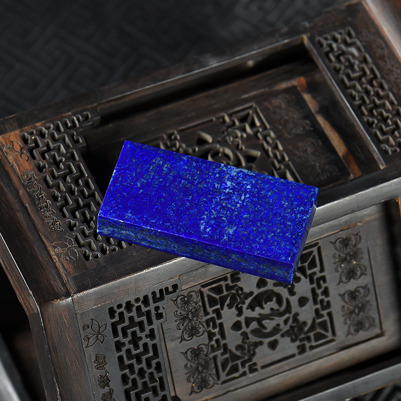 青金石无事牌吊坠-红掌柜