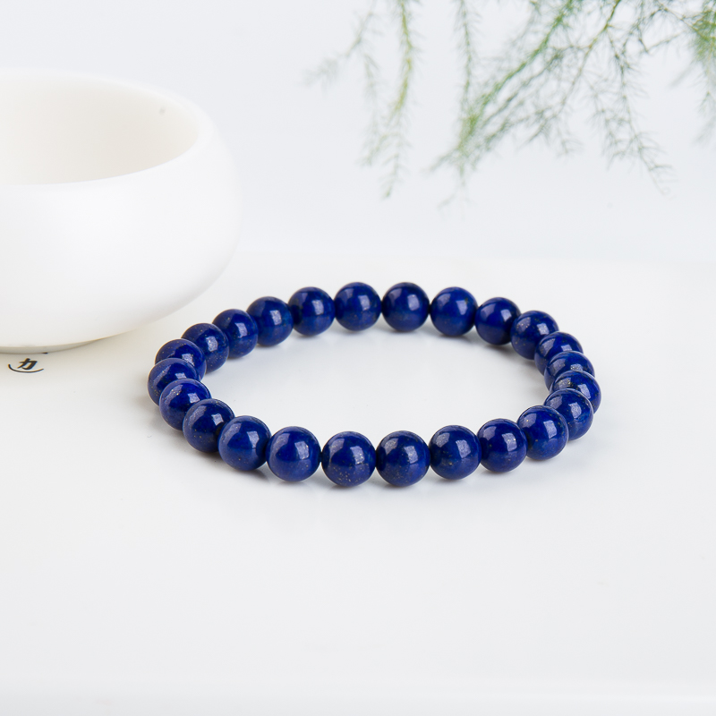 阿富汗天然青金石单圈手串-红掌柜