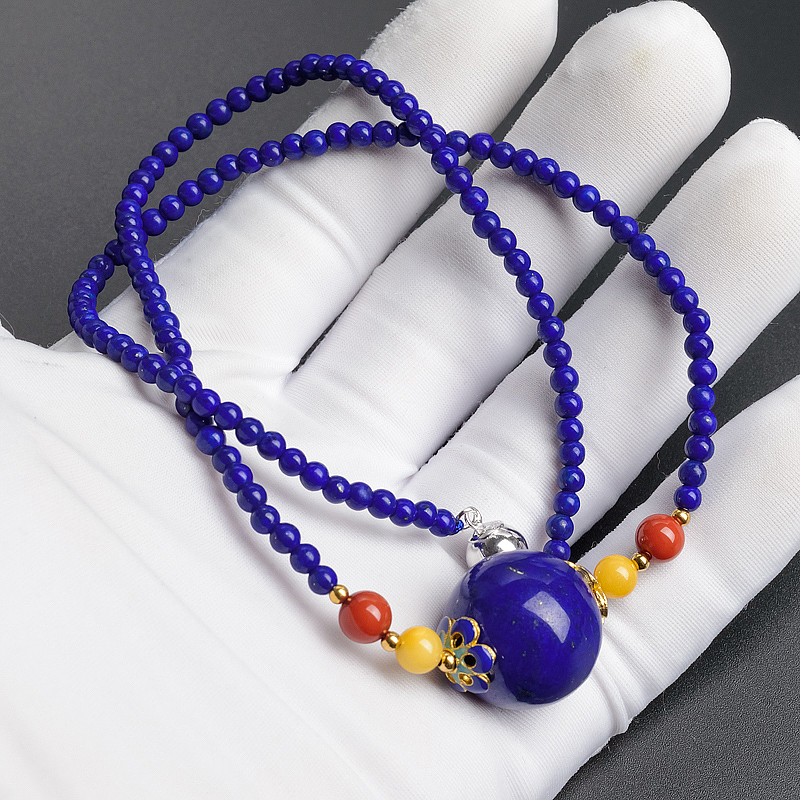 青金石项链 - 红掌柜