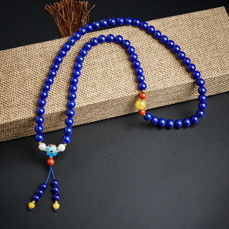 青金石三圈手链 - 红掌柜