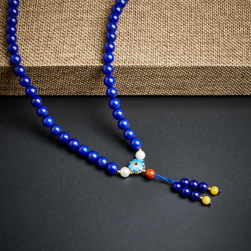 阿富汗天然青金石手链 - 红掌柜