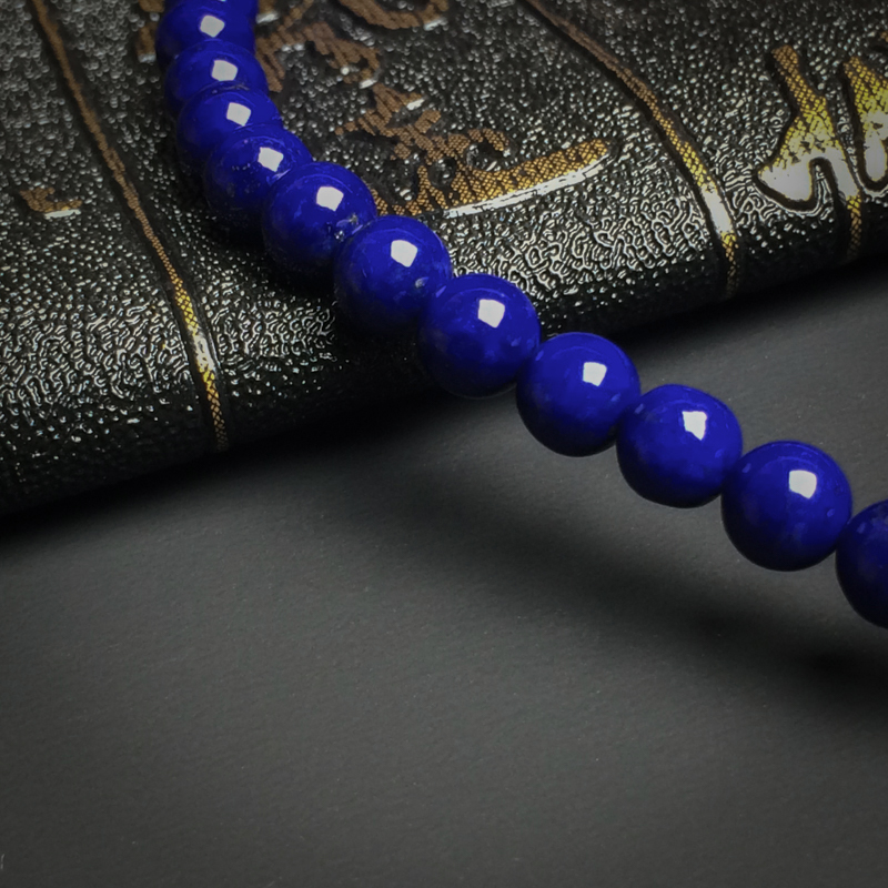 青金石民族风三圈手链 - 红掌柜