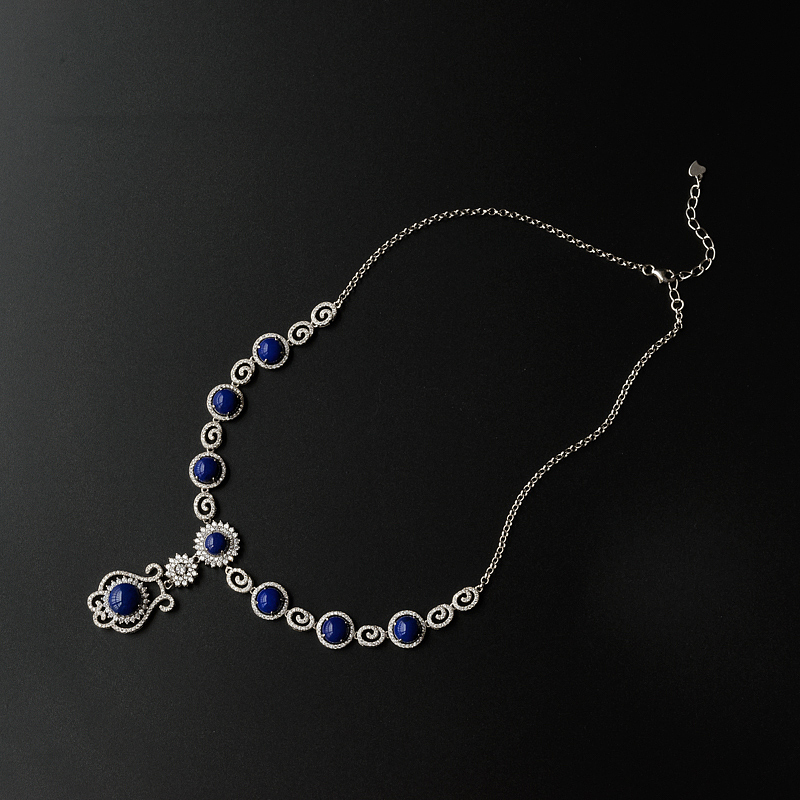 银镶青金石-红掌柜