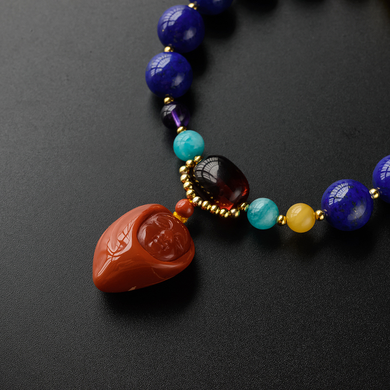 阿富汗青金石手串-红掌柜