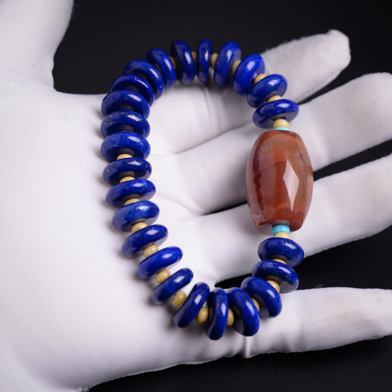 阿富汗青金石手串 - 红掌柜