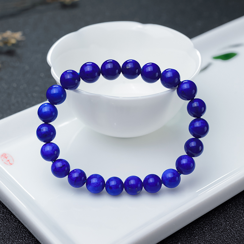 青金石单圈手串-红掌柜