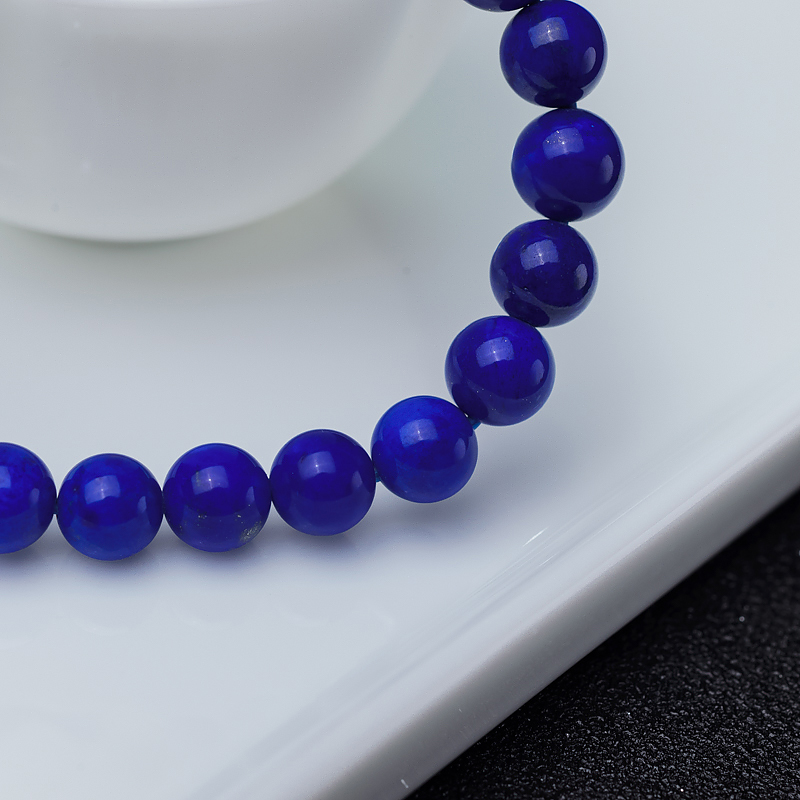 天蓝色青金石手串-红掌柜