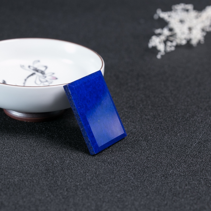 天然青金石方牌吊坠-红掌柜