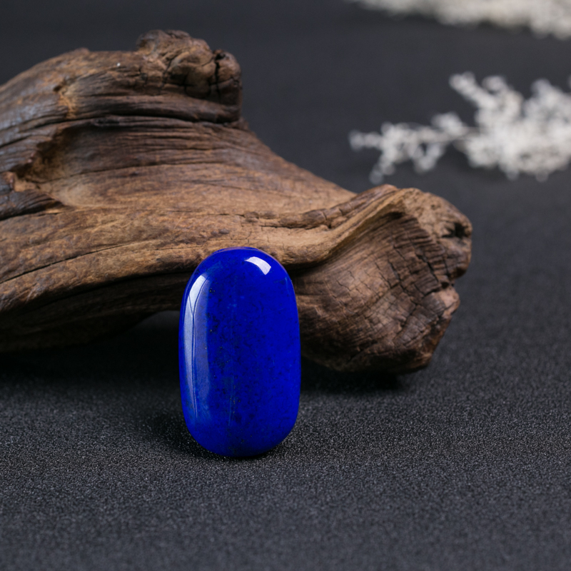 阿富汗深蓝色青金石鸬鹚吊坠-红掌柜