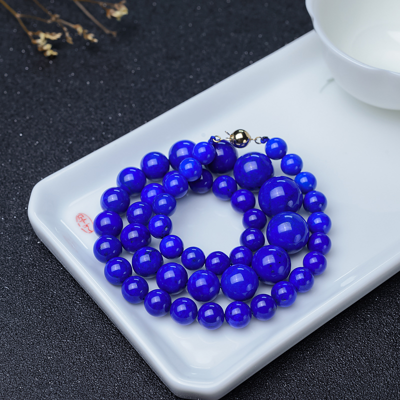 天然青金石塔链-红掌柜