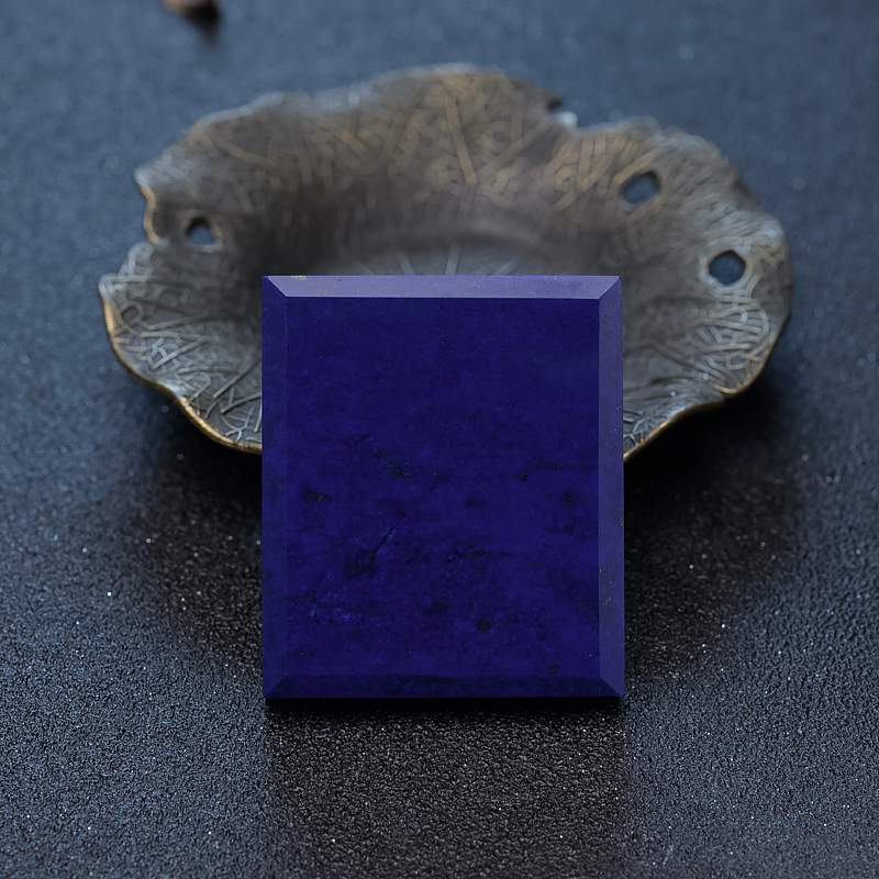 紫蓝色青金石无事牌吊坠-红掌柜