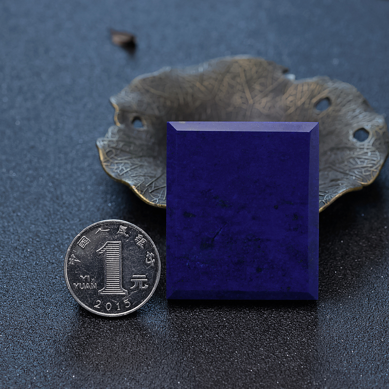 天然青金石无事牌吊坠-红掌柜