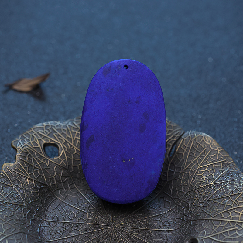 深蓝色青金石牡丹花-红掌柜