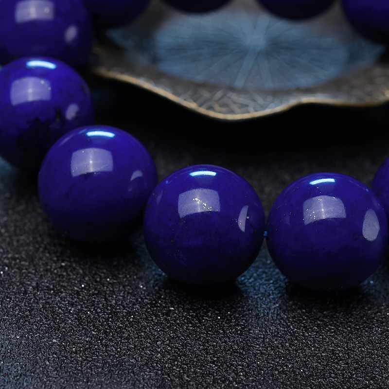 天然青金石单圈手串-红掌柜