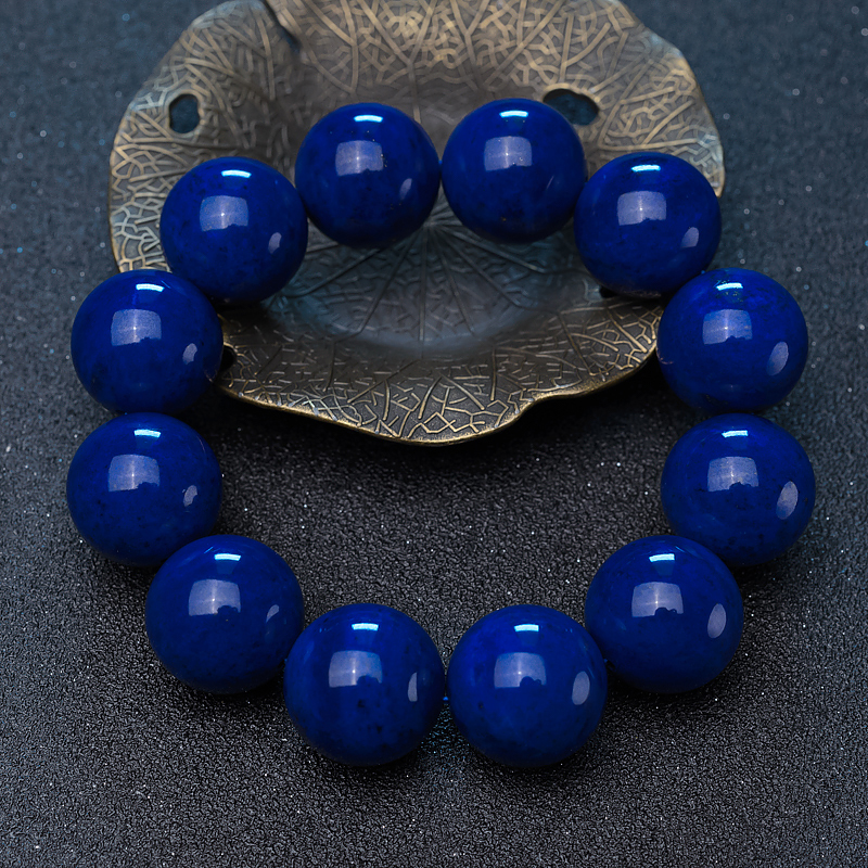 青金石单圈手串-红掌柜