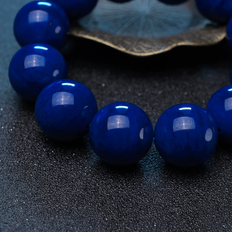 天然青金石单圈手串-红掌柜