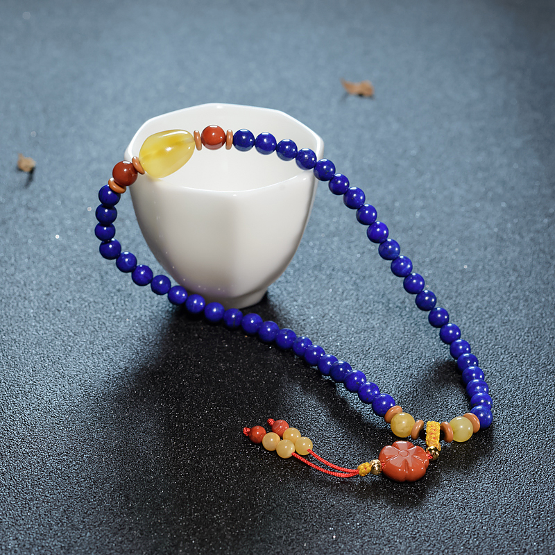 青金石多圈手串-红掌柜