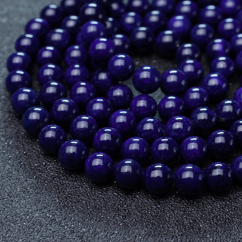 天然青金石佛珠-红掌柜