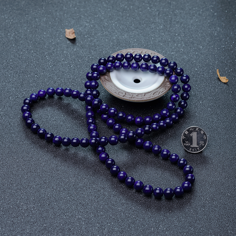 阿富汗青金石佛珠-红掌柜