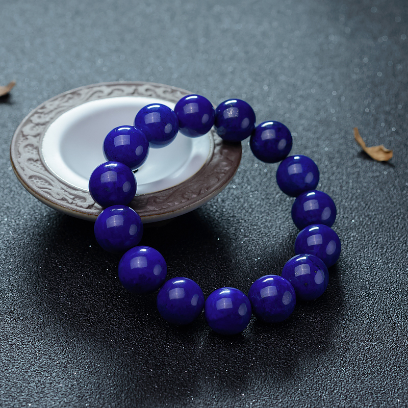 青金石单圈手串-红掌柜