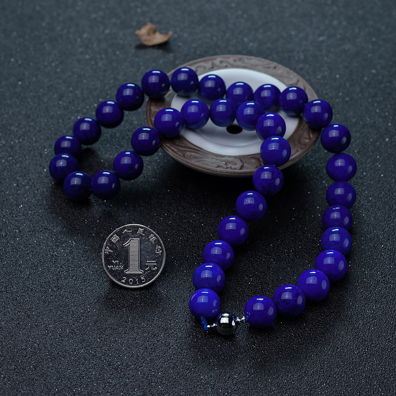 天然青金石项链-红掌柜