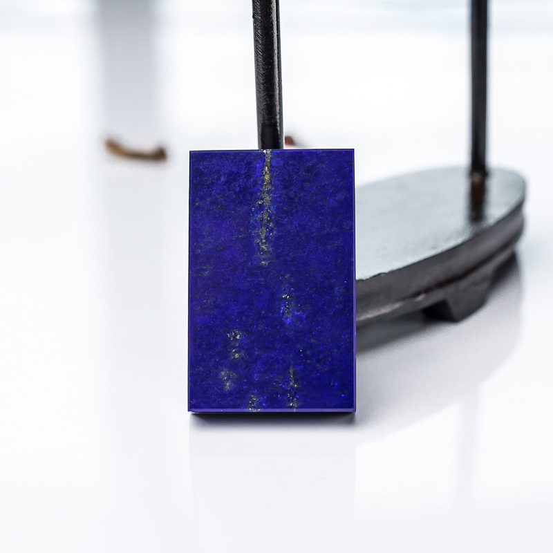 深蓝色青金石无事牌吊坠-红掌柜