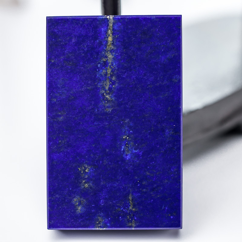 深蓝色青金石无事牌挂坠-红掌柜