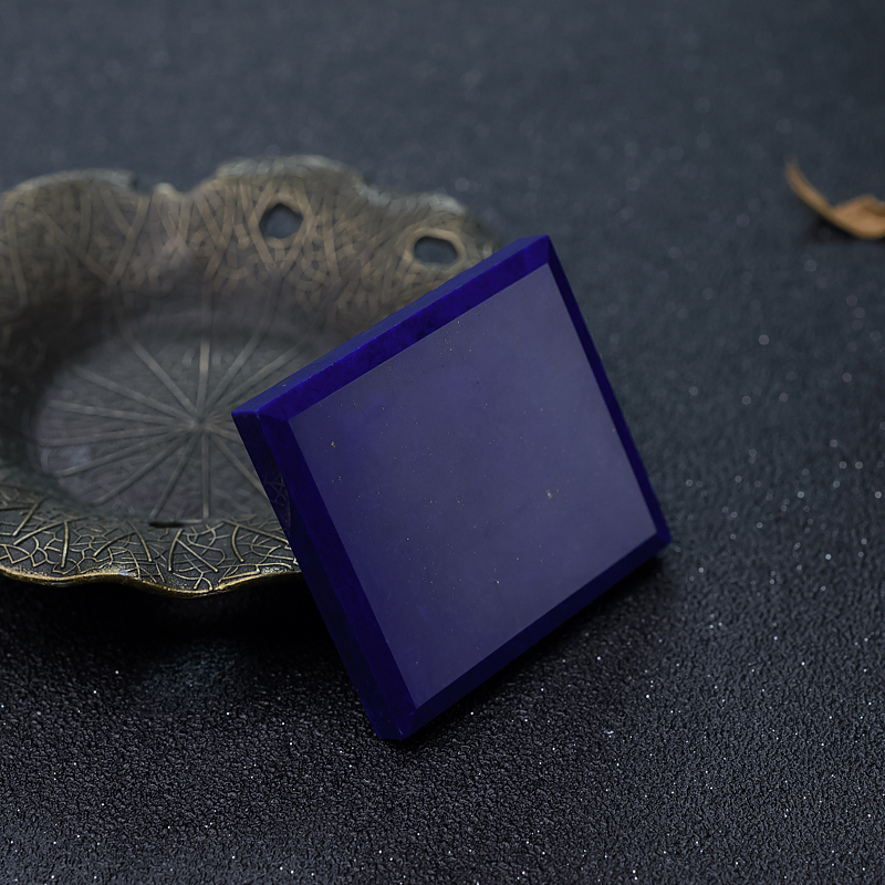 深蓝色青金石无事牌吊坠-红掌柜