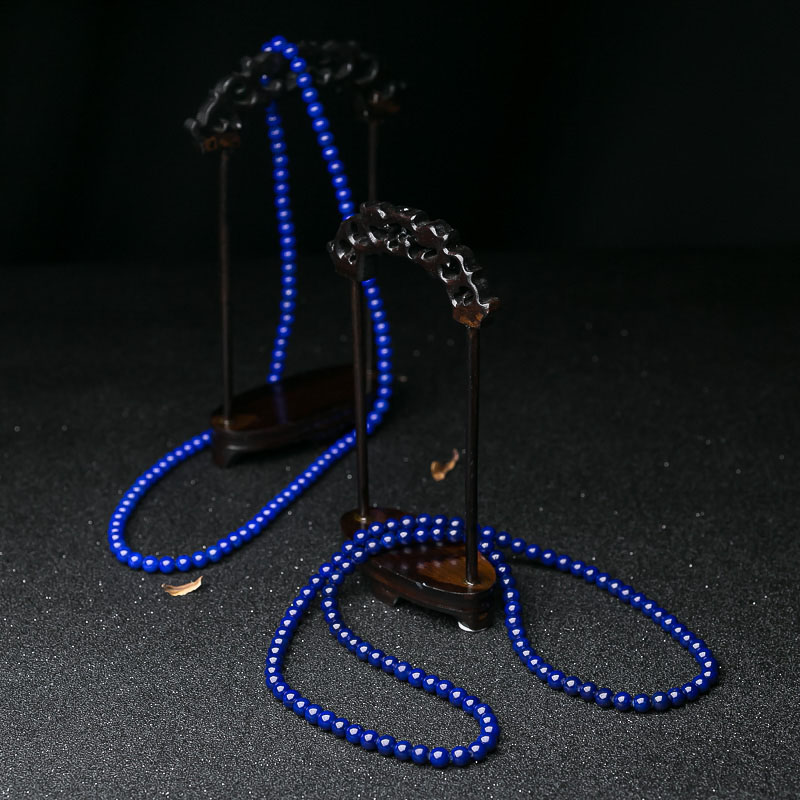 天然青金石108佛珠-红掌柜